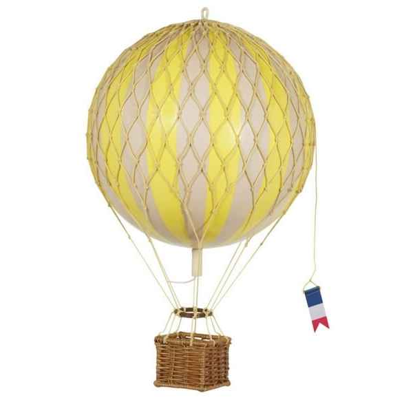 Video Replique Montgolfiere Ballon Jaune 18 cm -amfap161y