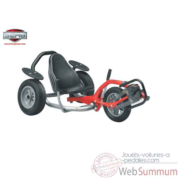 Kart à pédales balanzbike prof xl rouge berg toys -28.59.68
