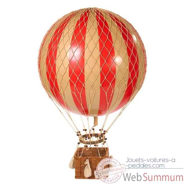 Ballon Jules Verne, montgolfière rouge Décoration Marine AMF -AP168R