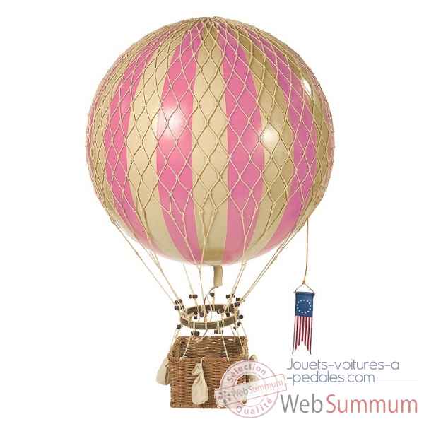 Royal aero, replique Montgolfiere Ballon 32cm  rose Decoration Marine AMF -AP163P