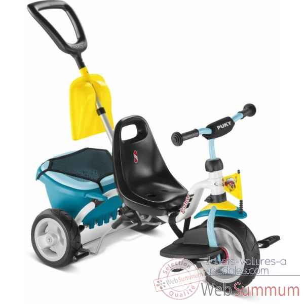 Tricycle pneum blanc-menthe Puky -2437