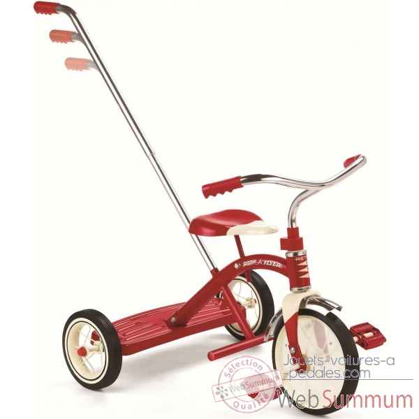 Tricycle classic avec canne Radio Flyer -435