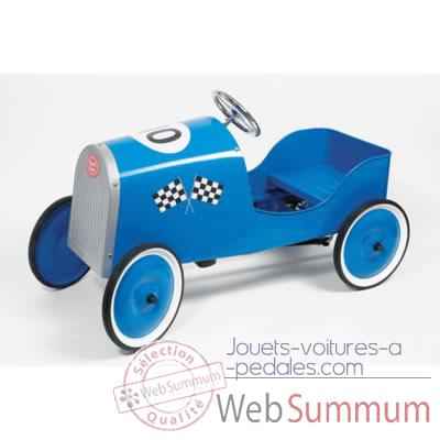 Voiture a pedale de course bleue GK Design -14095