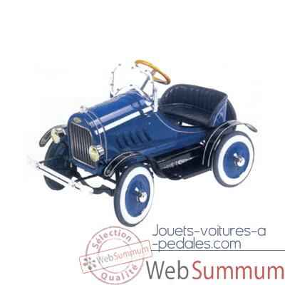 Voiture a pedales bleu Luxe - 12616