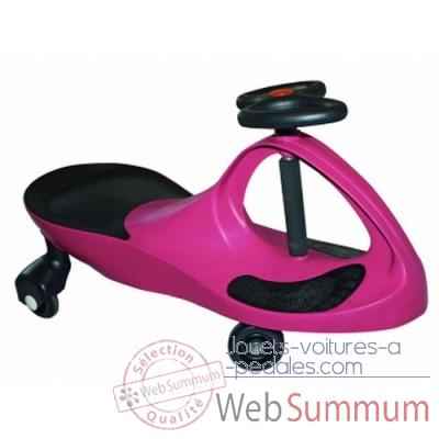 Voiture rose kids-Car Roues silencieuses 40024